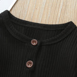 Infant Baby Boy And Girl clothes One-Piece Knitted Solid Long Sleeve Romper Jumpsuit In Classic Deisgn