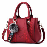 Yogodlns Embroidery Messenger Bag for Women Leather Satchel - Embroidered Design