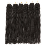 30" Passion Twist Crochet Hair - Ombre - Pre-Looped - 16 Strands/Pack - Synthetic