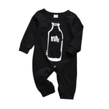 Newborn Baby Rompers Pajama Cotton Cute Letter I Love Daddy and Mummy Long Sleeve rompers Clothes For Baby Kids