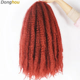 18 Inch Marley Hair for Braids | Afro Kinky Ombre | 30 Strands per Pack