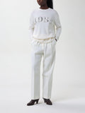 Max Mara Women Max Mara Wool And Cashmere Crewneck Pullover