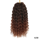 16" Loose Deep Wave Twist Crochet Hair | Ombre Braiding Extensions