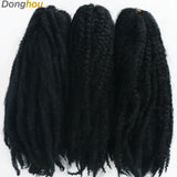 18 Inch Marley Hair for Braids | Afro Kinky Ombre | 30 Strands per Pack