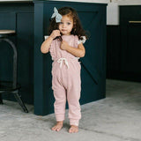 Newborn Baby Girl Boy Backless Striped Ruffle Romper Overalls Jumpsuit Clothes In Retro Style For Boys And Girls