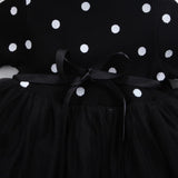Princess Long sleeve Baby Girl Dress Newborn Infant Baby Girl Clothes WIth Bow And Dot Tutu Ball Gown Party Dresses Baby Kid Girl clothes In Elegant Style