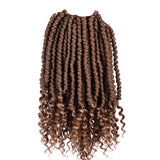 12" Senegalese Twist Crochet Hair Extensions | Pure Synthetic Braiding Hair