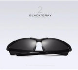 VEITHDIA Brand Designer Men's Sunglasses Aluminum Magnesium Polarized UV400 Sun Glasses Cycling Sports Male Outdoor Eyewear 6592