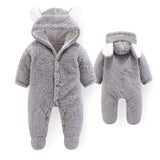 Baby Winter Overalls For Baby Girls Newborn Clothes Baby Rompers For Baby Boys Jumpsuit Infant Clothing