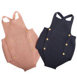 Baby Girl Knitted Clothes Rompers Jumpsuit Cotton Infant Baby Girl Romper In Retro Style For Girls