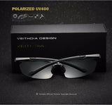VEITHDIA Brand Designer Men's Sunglasses Aluminum Magnesium Polarized UV400 Sun Glasses Cycling Sports Male Outdoor Eyewear 6592