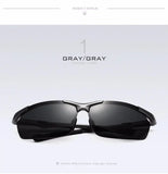 VEITHDIA Brand Designer Men's Sunglasses Aluminum Magnesium Polarized UV400 Sun Glasses Cycling Sports Male Outdoor Eyewear 6592