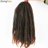18 Inch Marley Hair for Braids | Afro Kinky Ombre | 30 Strands per Pack