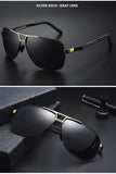 Top Quality Square Retro Photochromic Aluminum Sunglasses Men Polarized Driving Women Sun Glasses For Men Brown Oculos de sol