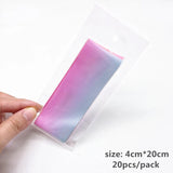 20 Rolls Halloween Nail Foils Gradient Transfer Paper Christmas Nail Art Stickers Stripe Floral Manicure Decals Nails Decoration