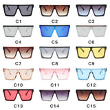 Retro Modern Elegant Square Sunglasses for Women and Lady With Big Frame Fashion Girls Sunglasses In Vintage Style With UV400 Protection