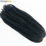 18 Inch Marley Hair for Braids | Afro Kinky Ombre | 30 Strands per Pack