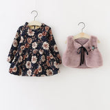 Autumn Winter Baby Girls 2pcs Clothes Set Excellent Look Unique Design Perfect Gift For Her