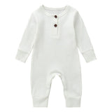 Infant Baby Boy And Girl clothes One-Piece Knitted Solid Long Sleeve Romper Jumpsuit In Classic Deisgn