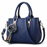 Yogodlns Embroidery Messenger Bag for Women Leather Satchel - Embroidered Design