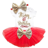 Princess Girls Tutu Dress Toddler Kids Clothes Baby Baptism 1st First Birthday Outfits Dress For Birthday Party