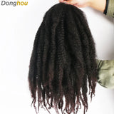 18 Inch Marley Hair for Braids | Afro Kinky Ombre | 30 Strands per Pack