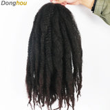 18 Inch Marley Hair for Braids | Afro Kinky Ombre | 30 Strands per Pack