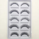 38 Style 5 Pairs Eyelash Natural 3D Mink False Eyelashes Makeup Fake Eye Lashes Faux Cils Make Up Beauty Tools Wholesale