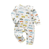 Newborn Baby Rompers Pajama Cotton Cute Letter I Love Daddy and Mummy Long Sleeve rompers Clothes For Baby Kids