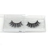 LEHUAMAO 5D Mink Hair False Eyelashes Wispy Cross Natural Mink Lashes Fluffy Eyelash Extension Tools Makeup Handmade Eye lashes