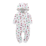 Modern High Quality Newborn Infant Baby Clothes Fleece Jumpsuit Boys Romper Hooded Jumpsuit Bear For Kids