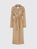Max Mara Women Max Mara Long Robe Coat In 100% Cashmere With Belt