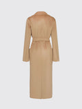 Max Mara Women Max Mara Long Robe Coat In 100% Cashmere With Belt