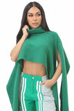 Turtleneck Cropped Cape