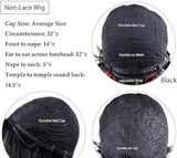 Human Hair Pixie Cut Wig