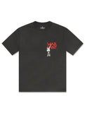 Warsaint Graffiti Tee - Washed Black