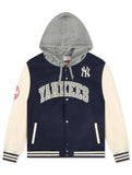 Mitchell & Ness Yankees Courtside Fleece Jacket - Navy