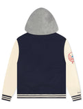 Mitchell & Ness Yankees Courtside Fleece Jacket - Navy