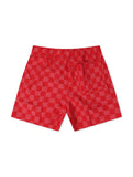 Nike Mens Club Shorts - Checkered Red