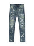 Jordan Craig Mens Vintage Wash Skinny Jean  - Azure Gold