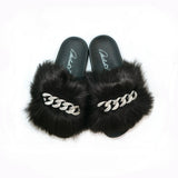 Michaela V Pupa Slippers — Black