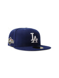 New Era 5950 LA Dodgers Post Season 2025 Fitted Hat - Blue