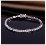 4.00 CTW AGI Certified Lab-Grown Diamond (G/VS) Tennis Bracelet in Choice of 14K White or Yellow Gold
