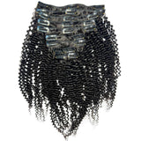 Jerry Curl Clip-In 100% Human Hair Extensions