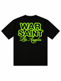 Warsaint Halloween Tee - Black/Neon Green