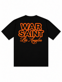 Warsaint Halloween Tee - Black/Neon Orange