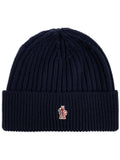 MONCLER Authentic Wool Hat for Men - FW25 Collection