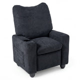 Kids Recliner Sofa with Adjustable Footrest and Cup Holder