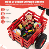 Kids Tricycle with 15-Inch Inflatable Rubber Tires