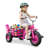 Kids Tricycle with 15-Inch Inflatable Rubber Tires